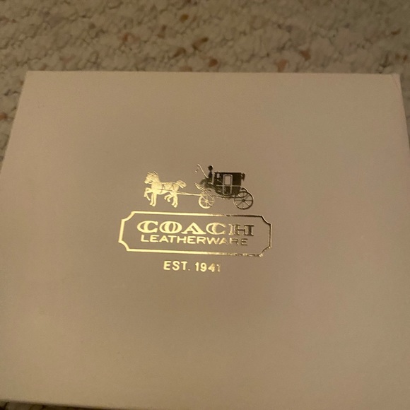 Coach poppy bangle bracelet silver purple new in box - Picture 3 of 7